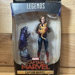 Marvel Legends Series Captain Marvel with Kree Sentry Build-A-Figure #scrappy