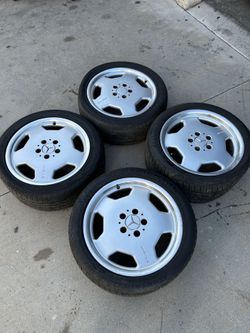 17" Staggered OEM AMG Aero II Monoblocks