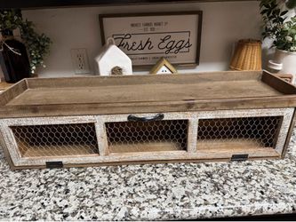 Hobby Lobby chicken wire shelf
