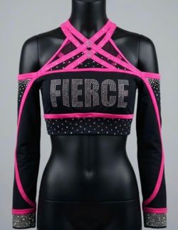 Rebel Athletic Girls Cheer Crop top