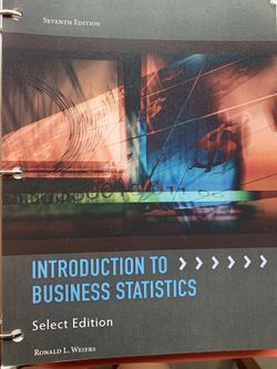 Introduction To Business Statistics