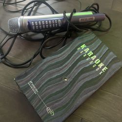 Karaoke Book and Microphone