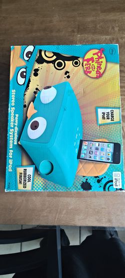 Disney Phineas and Ferb Perry-diculous Stereo Speaker System for iPod