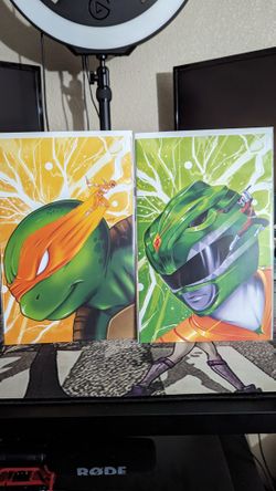 Comic Books (MMPR x TMNT 2)