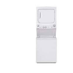 GE 24" 2.3 Cu. Top Load Washer 4.4 Cu. Gas Dryer Laundry Center White 