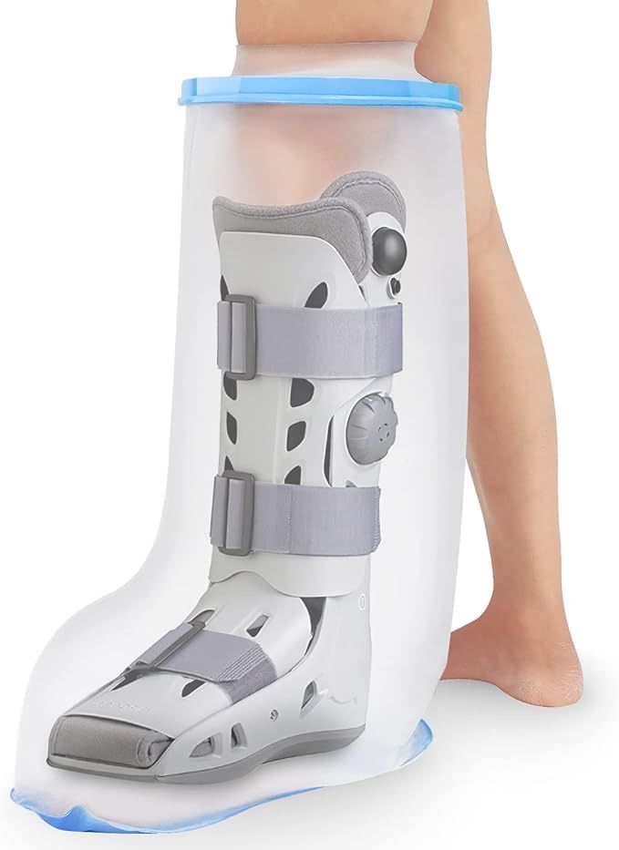 Waterproof Extra-Wide Leg Cast Cover for Shower