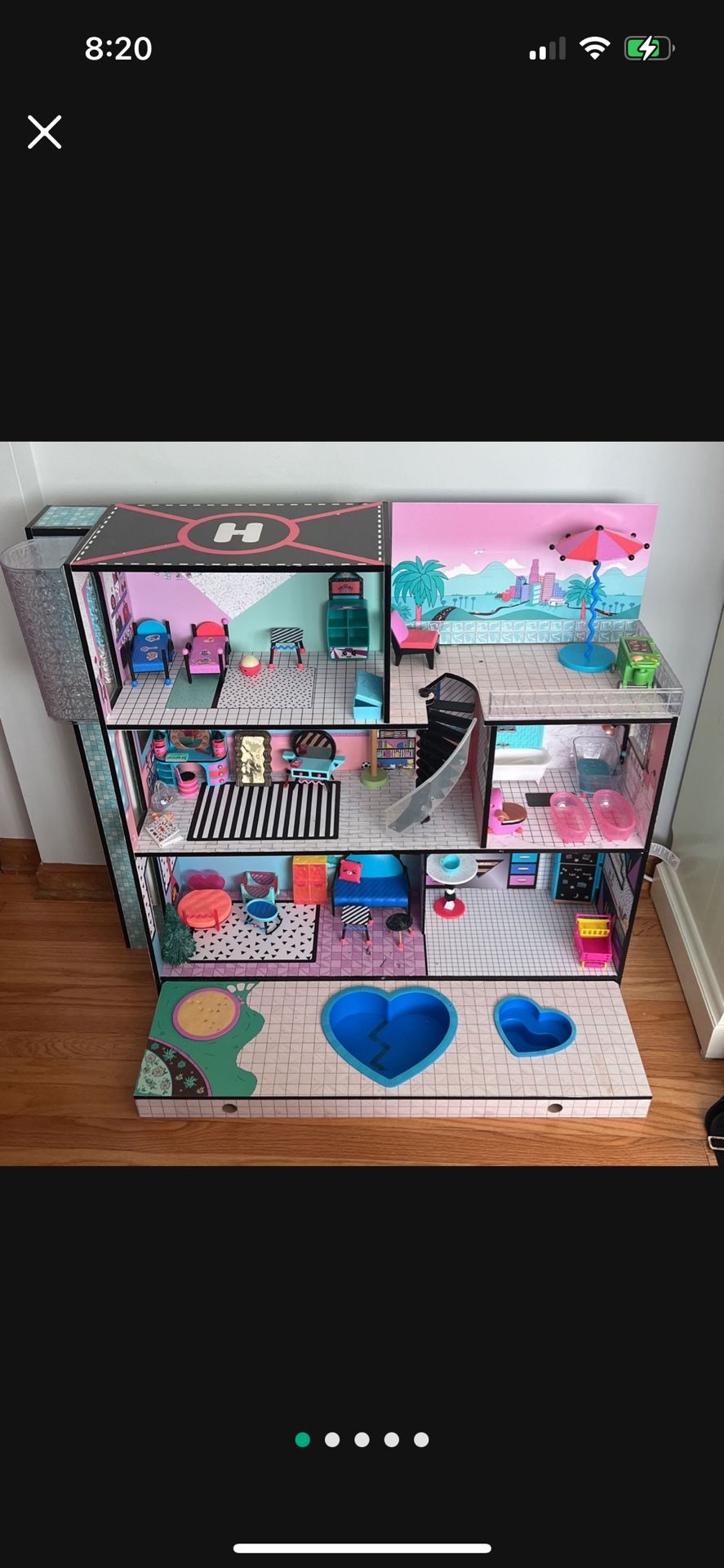 LOL Surprise Doll House with Accessories