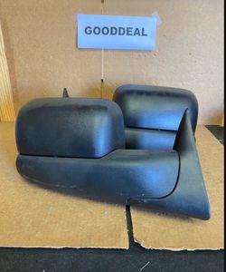 #7 Power Heated For 98 - 01 Dodge Ram Manual Flip Tow Side Mirrors