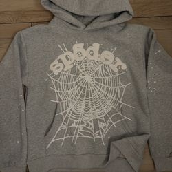 Sp5der Gray Hoodie