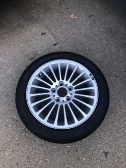 BMW spare wheel 17x7 205/50R17