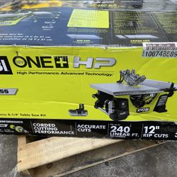 Ryobi Hp Table Saw Kit