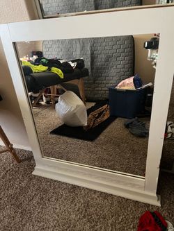 White Dresser mirror