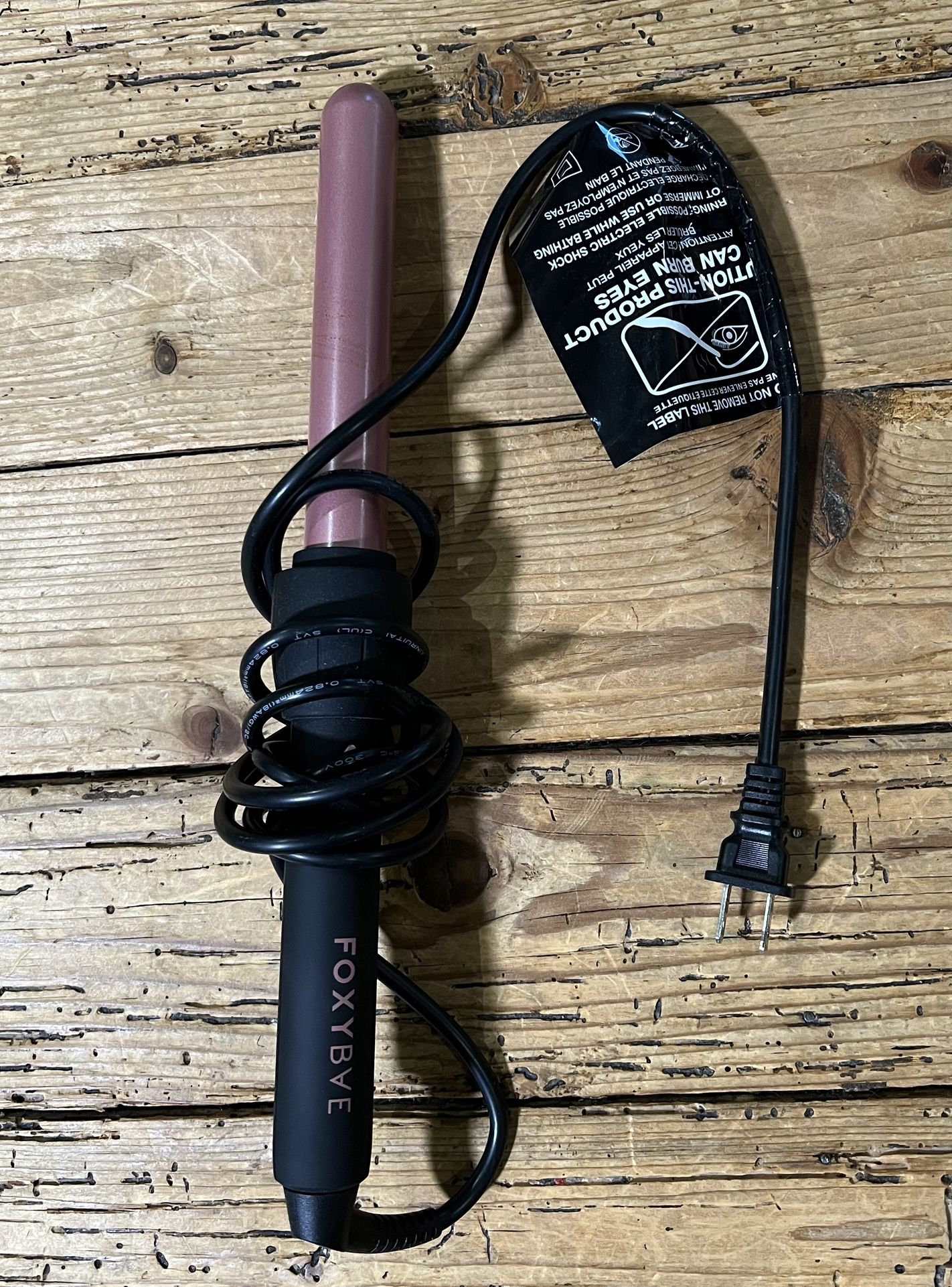 FoxyBae Rose Gold Curling Wand