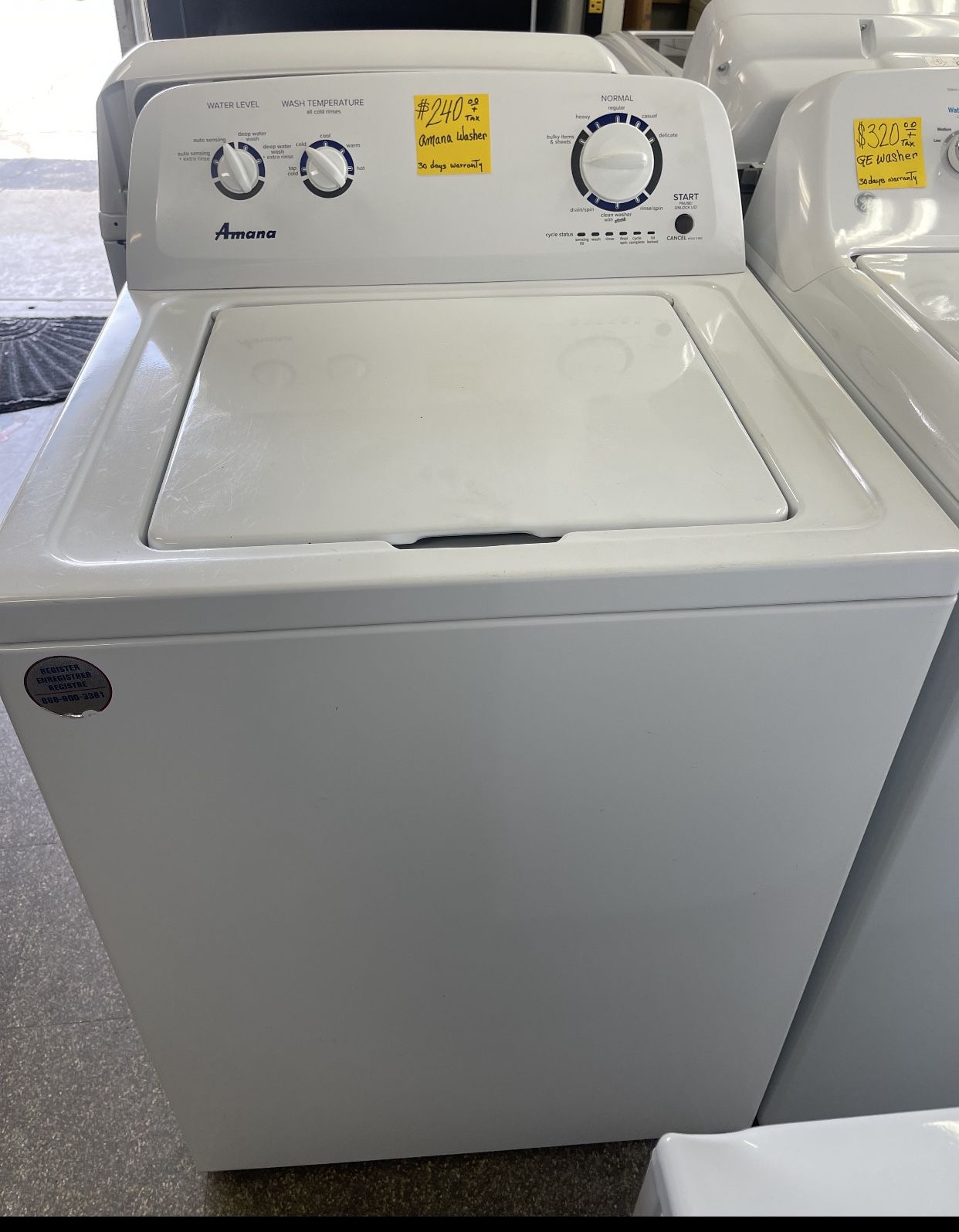 AMANA WASHER 