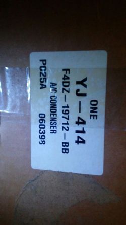 Ford taurus ac condenser motorcraft