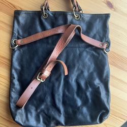 Handmade Italian Leather Tote Bag 🇮🇹🇮🇹- Moving Out Sale ✈️✈️