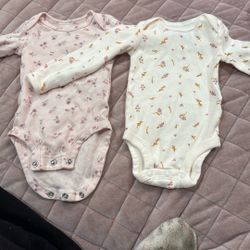 2 Newborn Target Pink And White Print 