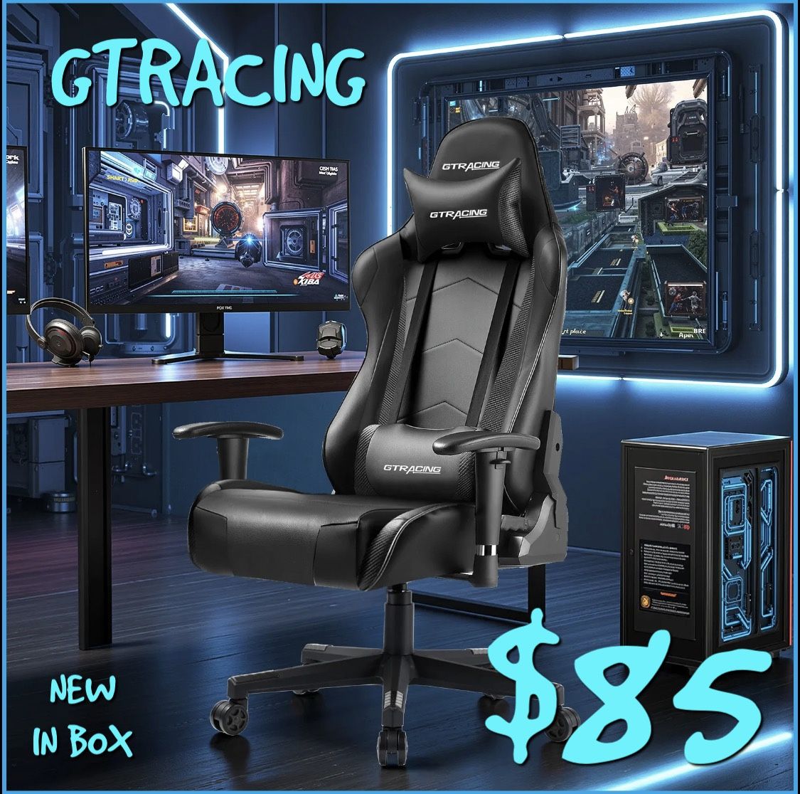 GTRACING GAME CHAIR NEW