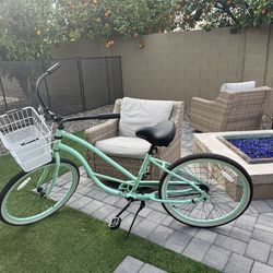 Mint Green Santa Fe Beach Cruiser
