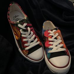 Embroidered Mexican Converse Like 