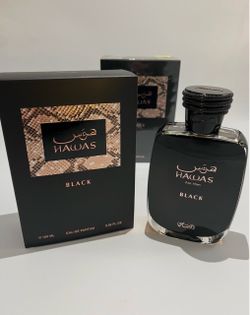 Hawas Black 3.4 Oz Cologne Spray Perfume For Men (From Dubai)