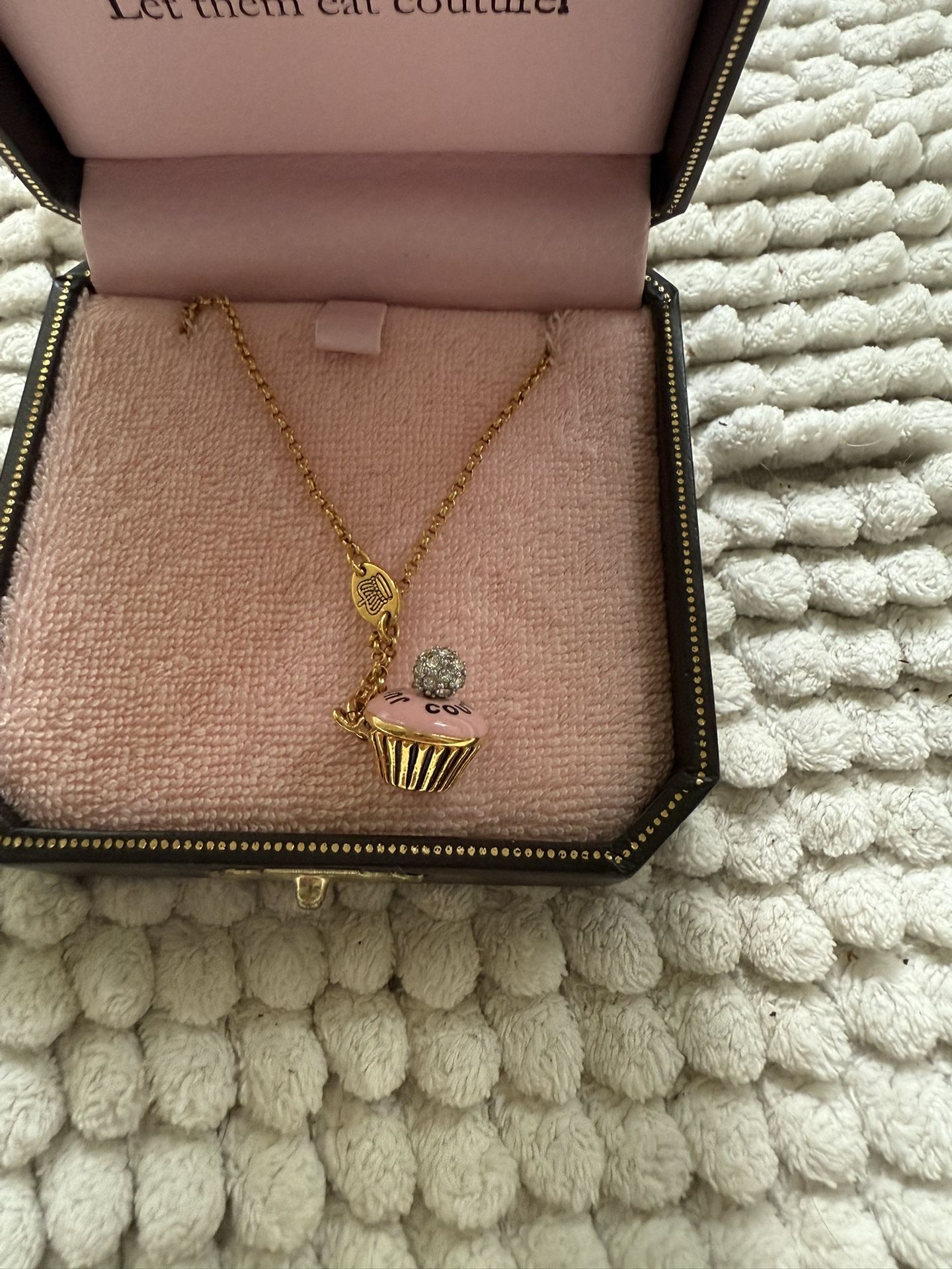 Vintage Juicy Couture Cup Cake Necklace