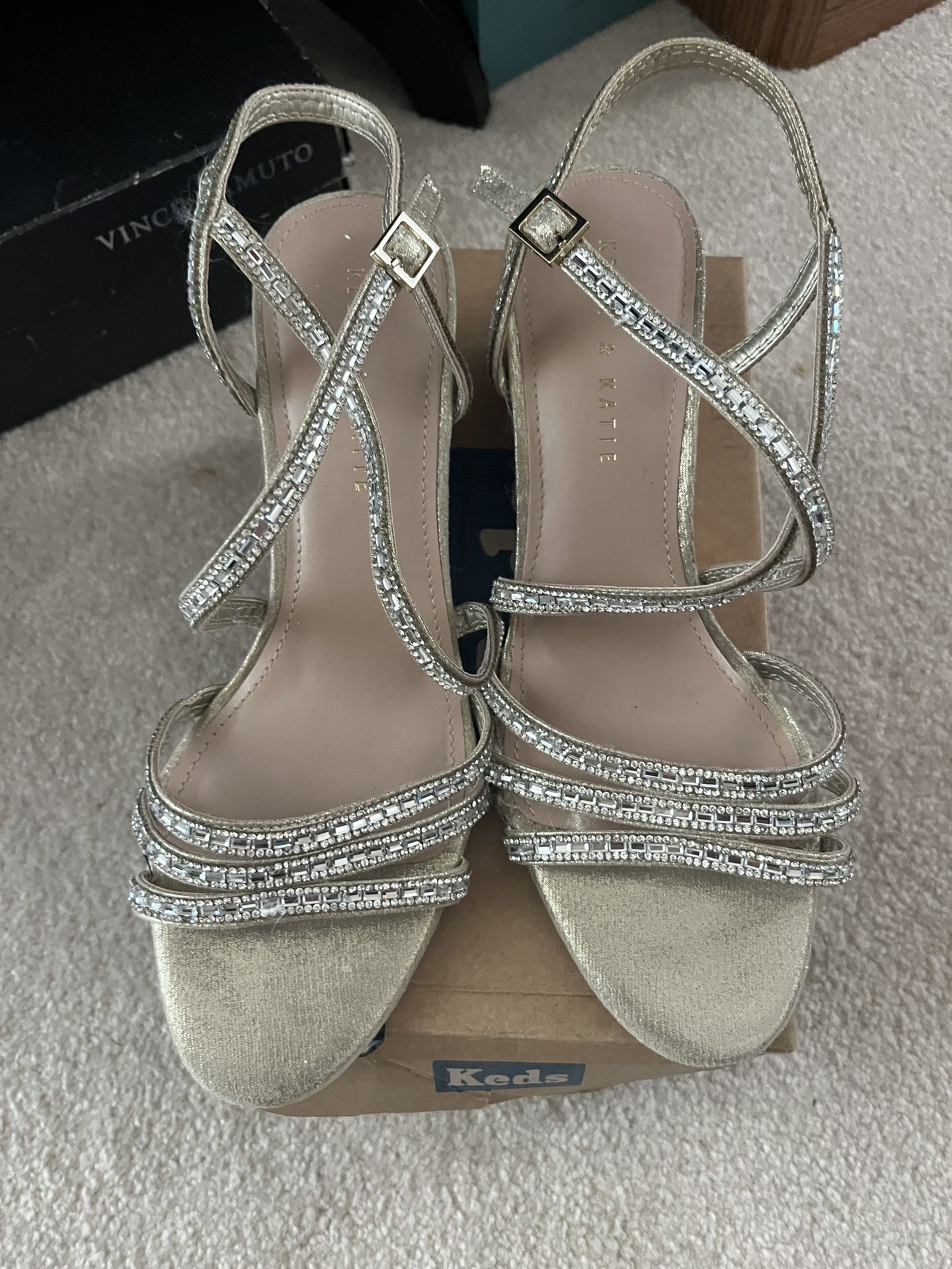 Women’s Wedge Shoes With Crystals