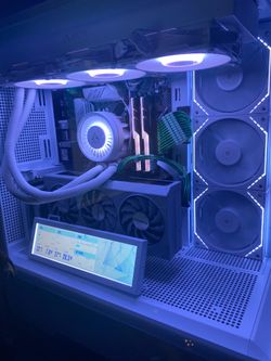 Custom White RGB Gaming PC | RTX 4070 | 32GB RAM | Lian Li Display