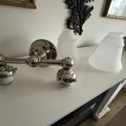 2 Pottery barn Bathroom wall sconces 