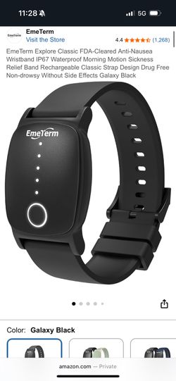 Anti-Nausea Wristband EmeTerm Explore