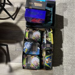 Pokemon Tins and ETB Boxes (Empty)