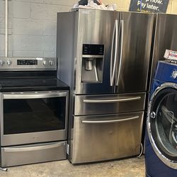 Refrigerator Stove Dishwasher Microwave 