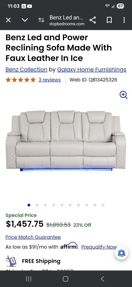 2 Pcs Power Reclinder