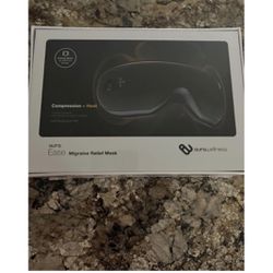 Aura Ease Migraine Relief Mask With Compression, Massage, Heat & Bluetooth Audio