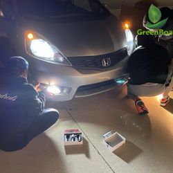 H11 H9 H8 LED Headlight Bulb Kit Low Beam Fog Light 60W 6000K 7600LM US brand#GreenBoat