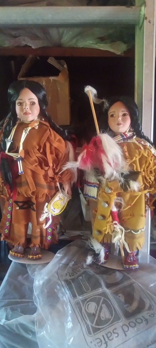 Two Indians Doll 60 Firm