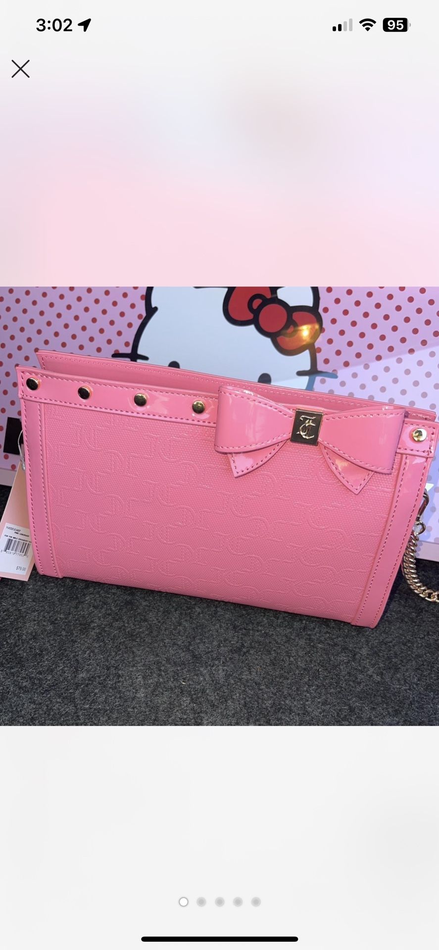 Pink Juicy Couture crossbody NWT