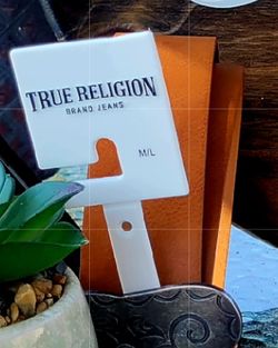 True Religion Brown Butterfly Buckle Belt