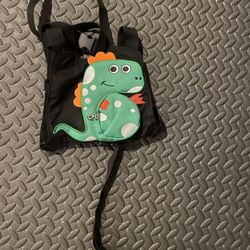 Dinosaur Leash With Mini Pocket, For Toddler 