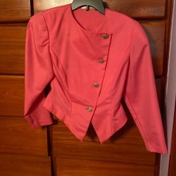 Blast From The 80s!  Hand Made Pink Jacket Perfect For Your 80’s Halloween Costume