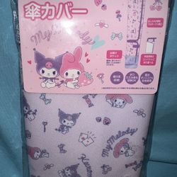 NEW Sanrio KUROMI MY MELODY Auto Car Umbrella Cover Holder JAPAN