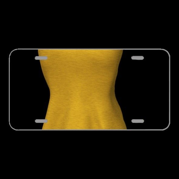 License Plate Novelty Car Front T Shirt Garment Clothing Textiles
