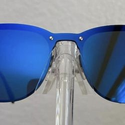 Ray Ban Blaze Clubmaster Black Sunglasses RB3576N 153/7V Plum Lenses 47mm New