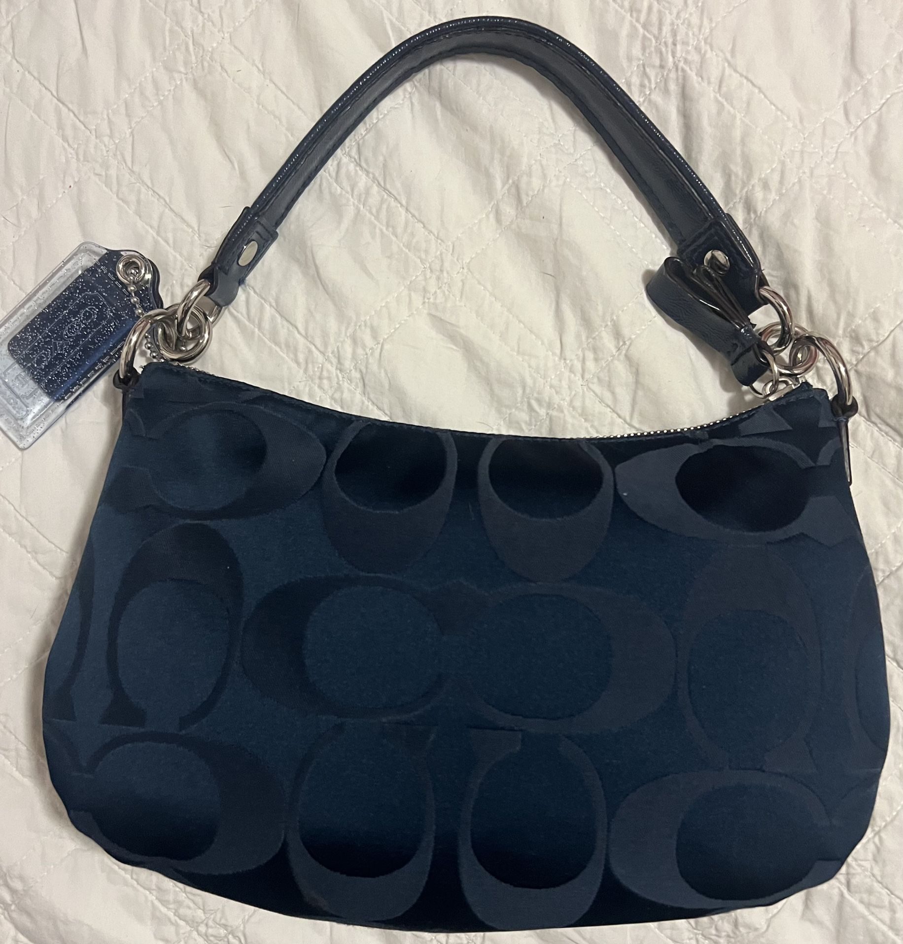 Coach Blue Poppy Small Handbag