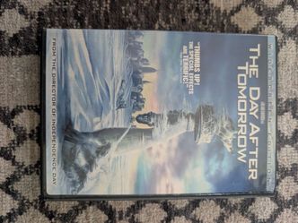 The day after tomorrow DVD
