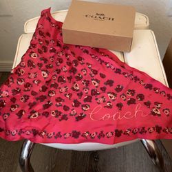 Coach Silk Scarf