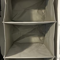 3 Shelf Hanging Closet Organizer