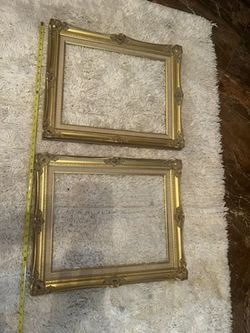Beautiful Ornate Matching Gold Large Picture Frames $60. OBO