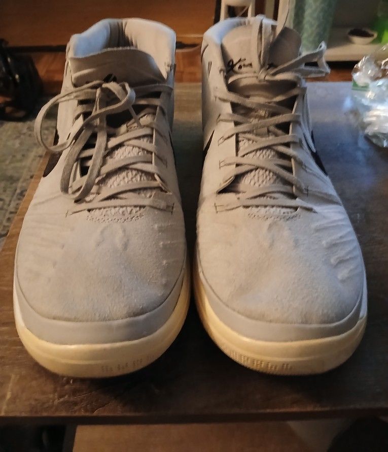 Nike Kobe Ad Flight Silver Gray Size 16