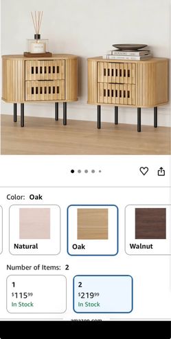 Set of two nightstands